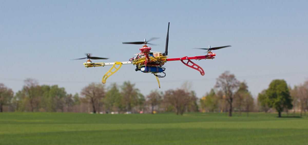 Dữ liệu được gửi từ trên không bằng phương tiện bay không người lái (UAV)